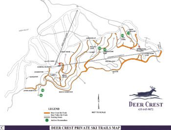Deer Crest Ski Map